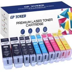 TINTE Patronen mit CHIP für CANON PIXMA MG5450 MG5550 MG6450 MX925 IP7250
