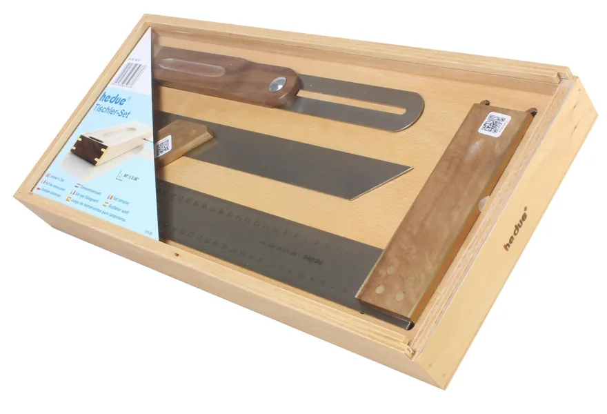 Tischler-Set im Holzkasten
