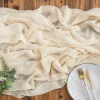 Tischläufer Musselin Stoff Beige Creme 3m Käsetuch Hochzeit 300 x 80cm