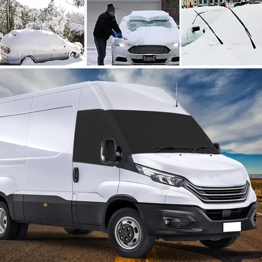 tivekeo Frontscheibenabdeckung für Iveco Daily 2014-2025, Sonnenschutz