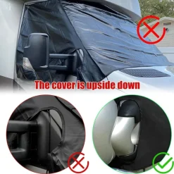 tivekeo Frontscheibenabdeckung für Iveco Daily 2014-2025, Sonnenschutz