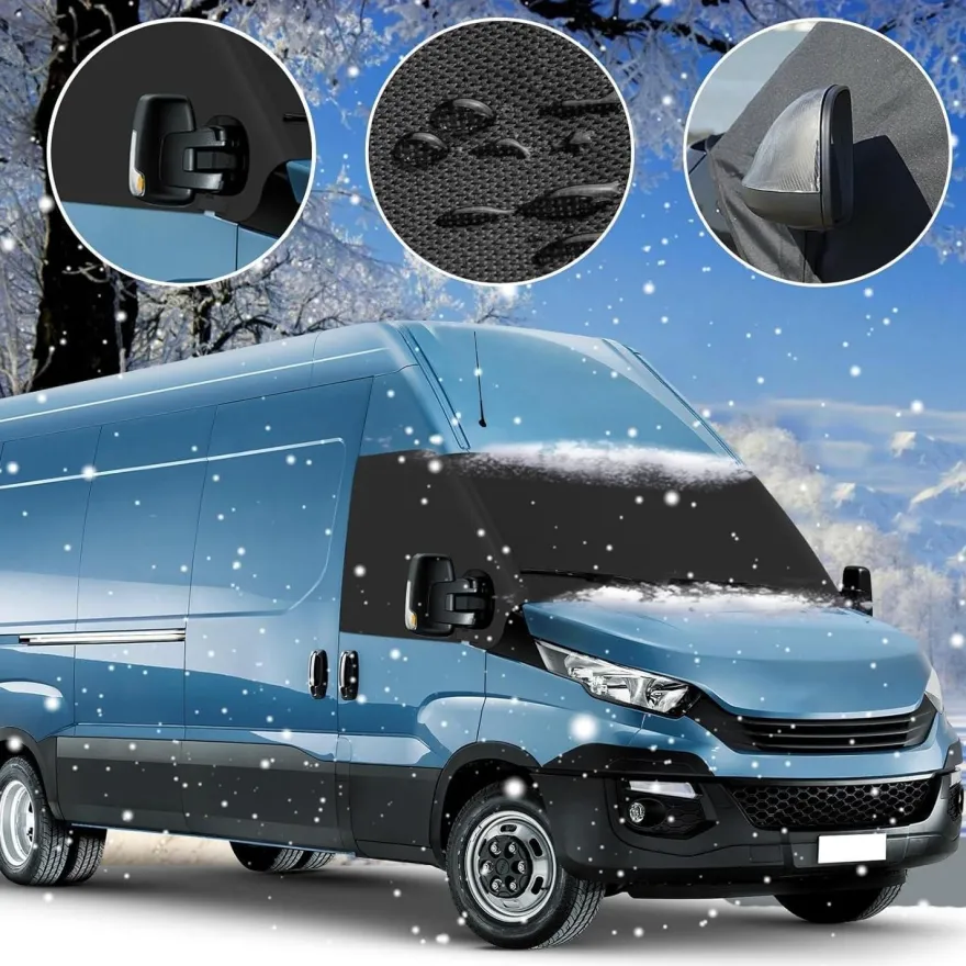 tivekeo Frontscheibenabdeckung für Iveco Daily 2014-2025, Sonnenschutz