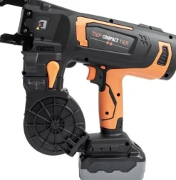 TJEP ULTRA GRIP 40 Compact 12-44mm Akku Drahtbindemaschine Starter Set + 48x Draht 1,