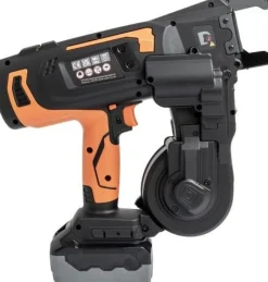 TJEP ULTRA GRIP 40 Compact 12-44mm Akku Drahtbindemaschine Starter Set + 48x Draht 1,