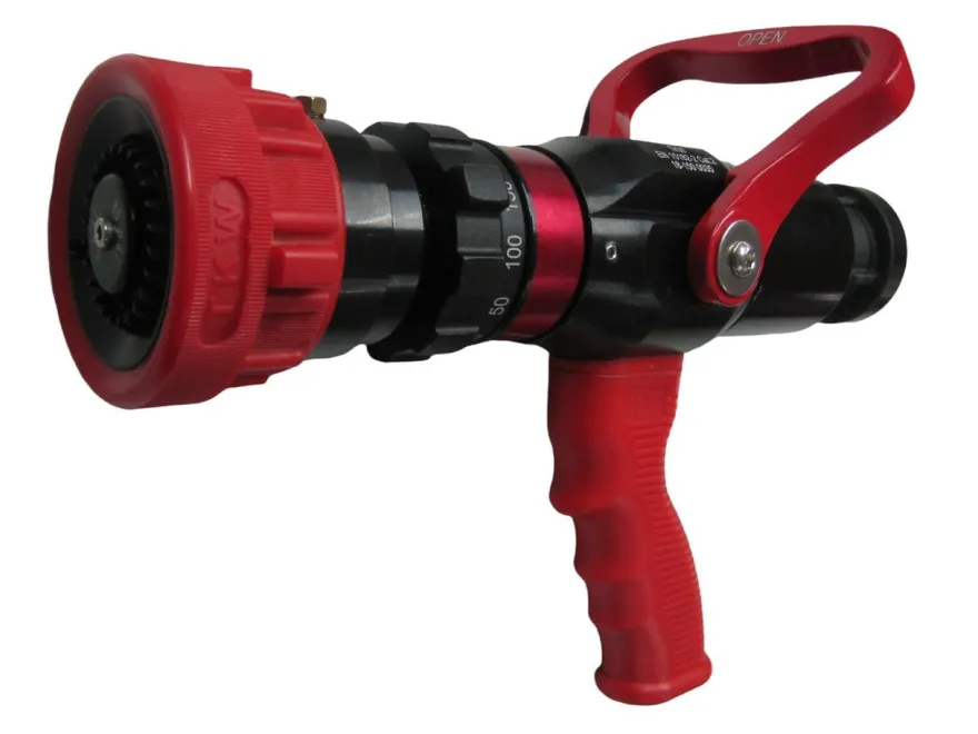 TKW Hohlstrahlrohr Feuerwehr Strahlrohr DIN15182-2 Kat3 Einstellbarer Durchfluss