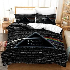 3tlg. Pink Floyd the Wall 3D Druck Bettbezug Set Kinder Bettwäsche Kissenbezug