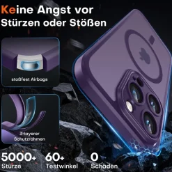 TOCOL iPhone 14 Pro Hülle (6,1 Zoll) - MagSafe kompatibel, Vollständiger