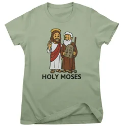 Todd Goldman Art Damen T-Shirt Holy Moses-ToddArt Girly Tee TDA-5-JESUS007W