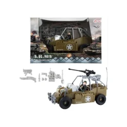 Toi-Toys Alfafox Strandbuggy Militär-Set mit Zubehör, ab 3 Jahren