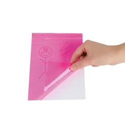 Toi-Toys - Magisches Kritzel Zeichenblatt A5 - Neon Zeichnen Malen Schreiben