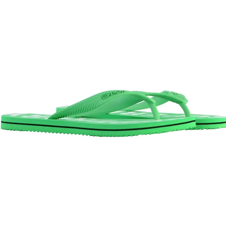 Tongs Superdry Grén Komfortable Strand-Sandalen