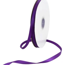 Toniful Satinband Dunkelviolett 10mm, 91 Meter - Dekoration, Geschenkband
