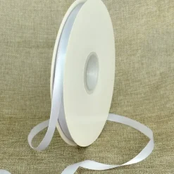 Toniful Satinband weiß 10mm, 91 Meter - Dekoration, Geschenkband, Schleifenband
