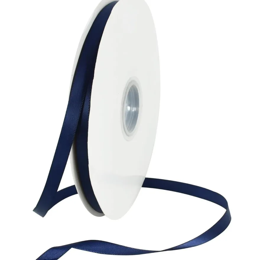 Toniful Satinband 3/8 Zoll x 100 Yards, dünn, einfarbig, für