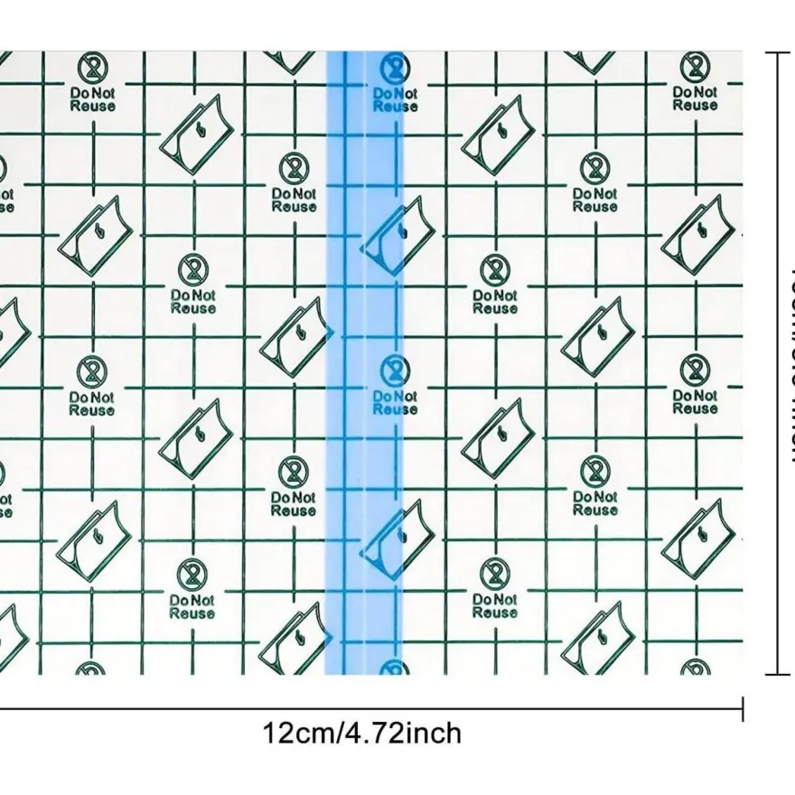 Topbelief Duschpflaster, 20 Stück Wasserdichtes Folienverband 10x12 cm für