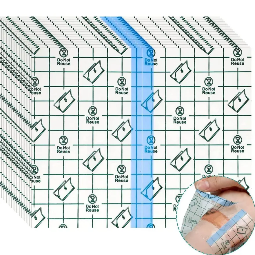 Topbelief Duschpflaster, 20 Stück Wasserdichtes Folienverband 10x12 cm für