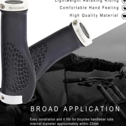 Topcabin 1 Paar Fahrradgriffe, Ergonomische Schraubgriffe für MTB/MXB Lenker