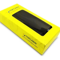 Topcabin 1 Paar Fahrradgriffe Ergonomisch MTB MXB Lenkergriffe Aluminium Schwarz
