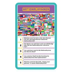 Top Trumps Quiz Länder und Flaggen Gesellschaftsspiel Wissensspiel Frage Antwort