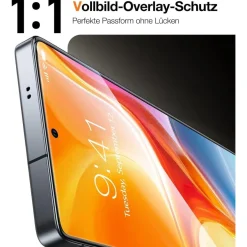 TORRAS Panzerglas für Samsung Galaxy S25 Ultra, 2 Stück, Full Screen, 9H