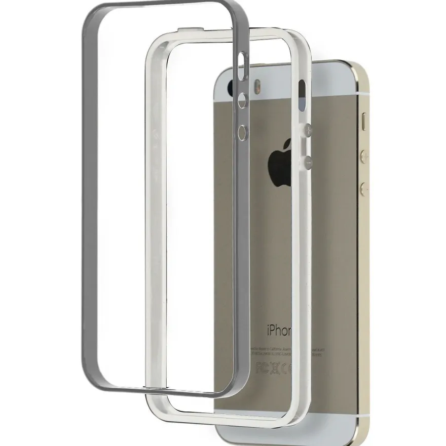 TPU Bumper iPhone 5 5S SE Schutz Rahmen Hülle Silikon Schale Cover Case Folie