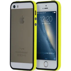 TPU Bumper iPhone 5 5S SE Schutz Rahmen Hülle Silikon Schale Cover Case Folie