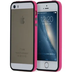 TPU Bumper iPhone 5 5S SE Schutz Rahmen Hülle Silikon Schale Cover Case Folie