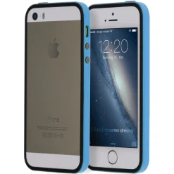 TPU Bumper iPhone 5 5S SE Schutz Rahmen Hülle Silikon Schale Cover Case Folie