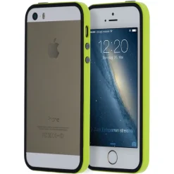 TPU Bumper iPhone 5 5S SE Schutz Rahmen Hülle Silikon Schale Cover Case Folie