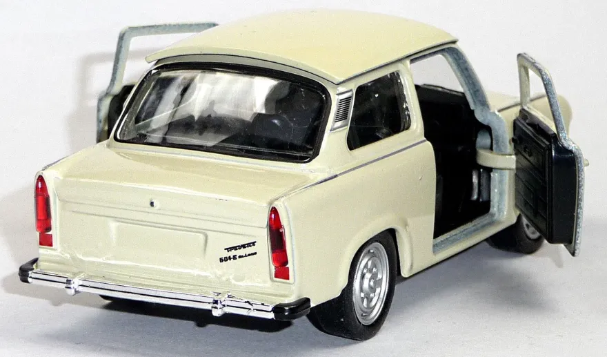 Trabant 601 Modellauto ca. 11cm WELLY beige