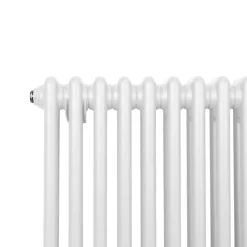 Traditioneller 2-Spalten-Heizkörper Zentralheizung Horizontal Weiß 600 x 1462mm