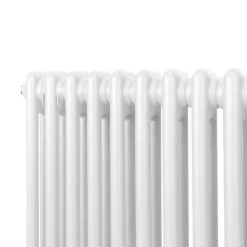 Traditioneller 2-Spalten-Heizkörper Zentralheizung Horizontal Weiß 600 x 1462mm