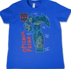 Transformers Kinder T-Shirt Optimus Prime Kids Tee HSB-12-TF1202-DTF556