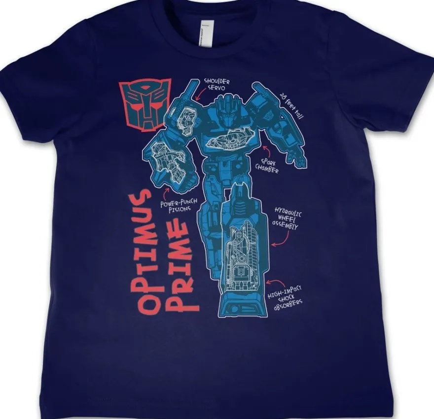 Transformers Kinder T-Shirt Optimus Prime Kids Tee HSB-12-TF1202-DTF556