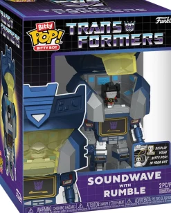 Transformers - Soundwave with Rumble Bitty Pop! Bot Funko