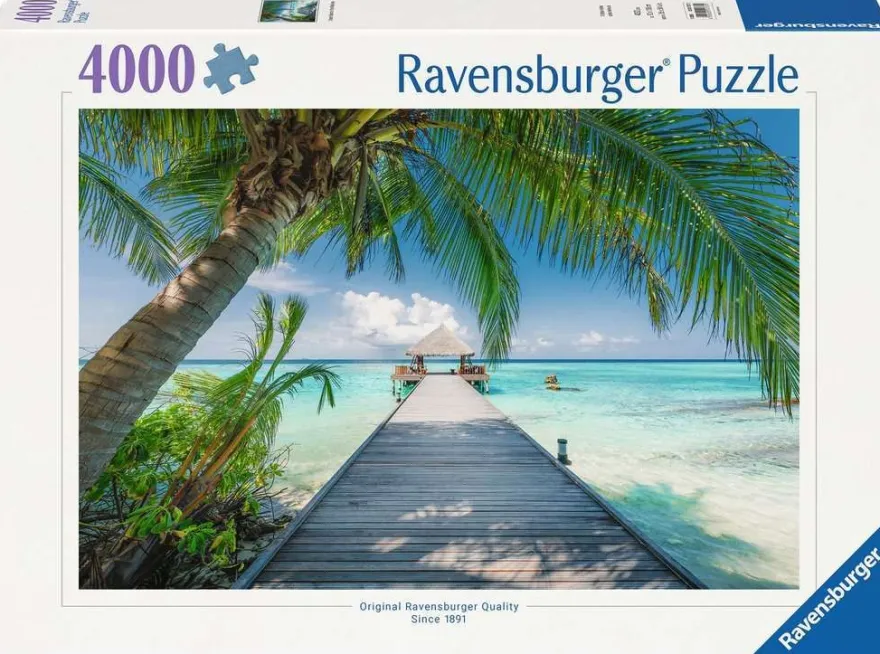 Traumstrand auf den Malediven - Puzzle 4000 Teile Ravensburger