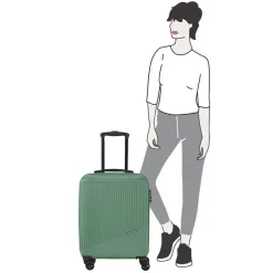 Travelite Bali 4w Trolley S 072347, mint, Unisex