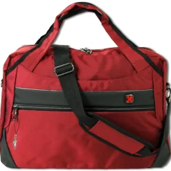 Travel N Meet Reisetasche, Sporttasche Spinnstoff rot Weekender OTD4211R
