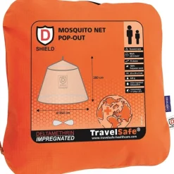 Travelsafe - TS0125 - Insektenschutznetz - imprägniert - mit Befestigungsmaterial