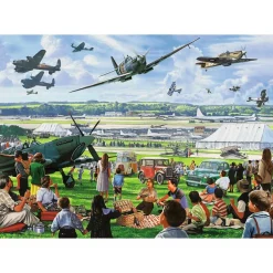 TREFL Puzzle Premium Plus Tea Time: Aviation Day 1000 Teile