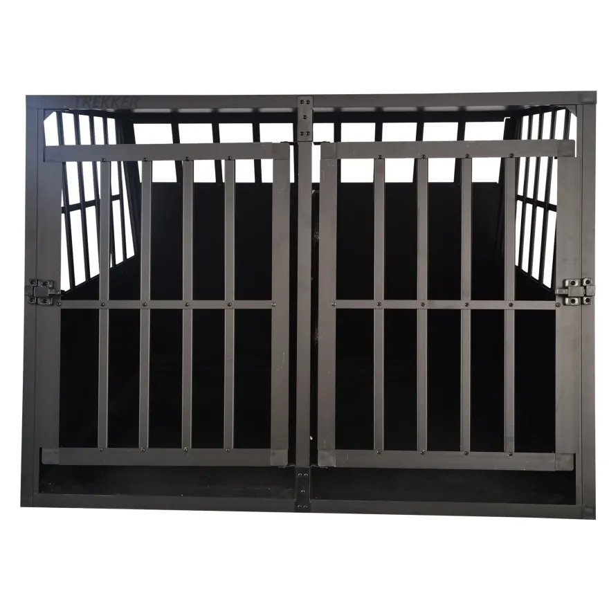 Trekker Hundebox XXL 104x90.5x69.5cm, Schwarz