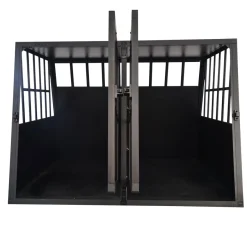 Trekker Hundebox XXL 104x90.5x69.5cm, Schwarz