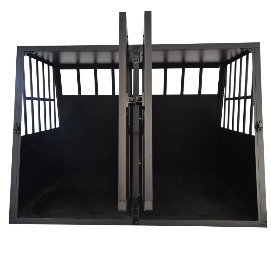 Trekker Hundebox XXL 104x90.5x69.5cm, Schwarz