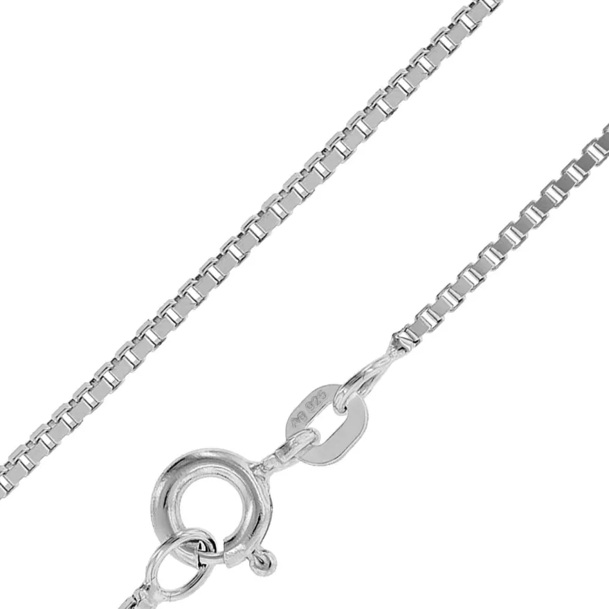 trendor Schmuck Halskette mit Erzengel Raphael Anhänger Ø 16 mm 925 Silber 41465