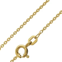 trendor Schmuck Halskette mit Großem Buchstaben L 925 Silber mit Goldauflage 41790-L