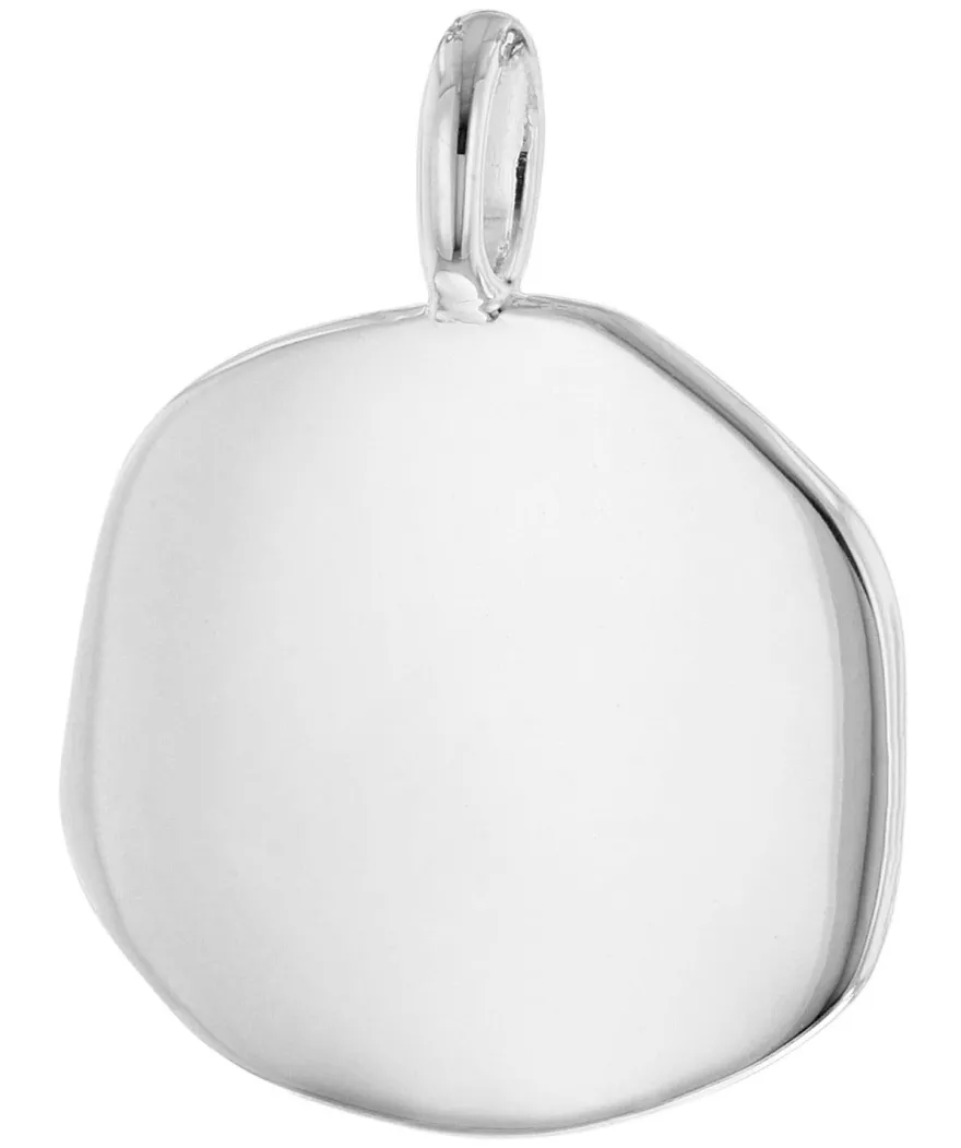 trendor Schmuck Halskette mit Monatsblume Januar 925 Silber Rhodiniert 68000-01