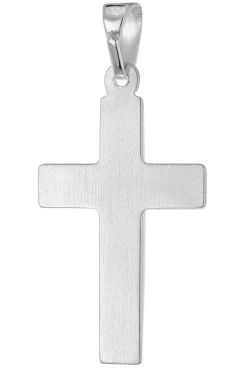 trendor Schmuck Herren-Halskette mit Kreuz 925 Silber 24 mm 21170