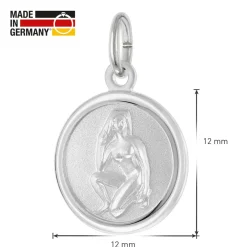 trendor Schmuck Kinder-Halskette Sternzeichen Jungfrau 925 Silber 28606-09