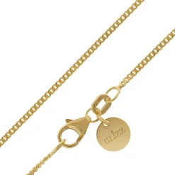 trendor Schmuck Kreuz-Anhänger Gold 333 (8K) mit vergoldeter Silberkette 21158