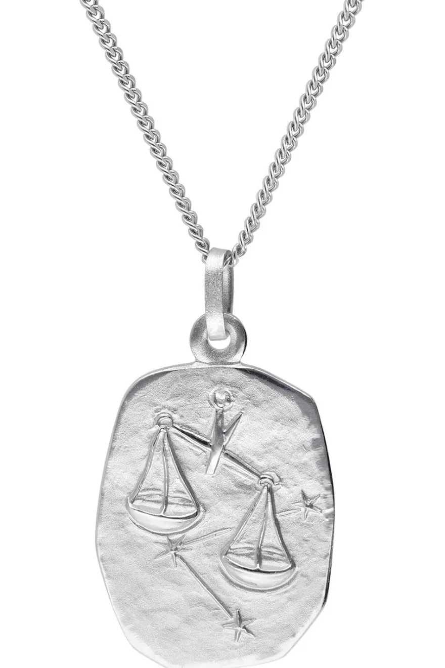 trendor Schmuck Sternzeichen Waage Halskette Silber 925 15330-10